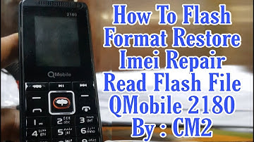 QMobile 2180 SC6533G | Read Flash File | Remove All Locks | Imei Repair | Boot Key | By CM2