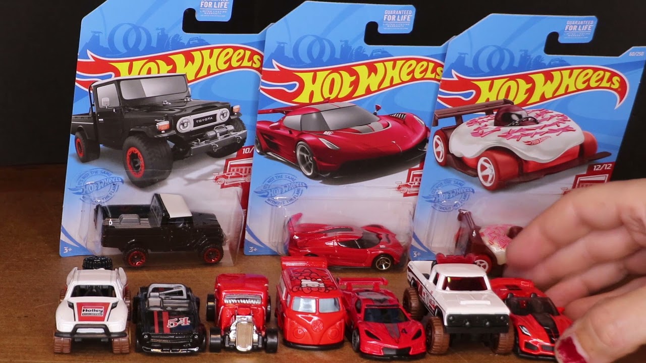 Hot Wheels 2021 Red Edition Series, Full Set! YouTube