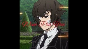 ~Osamu Dazai Edit~ #dazai #bsd #bungoustraydogs #itsbsd #bungosd #anime #osamudazai #osamudazaiedit