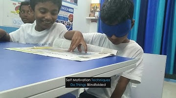 Reading news paper in blindfold by Mehul. Through Midbrain Activation.