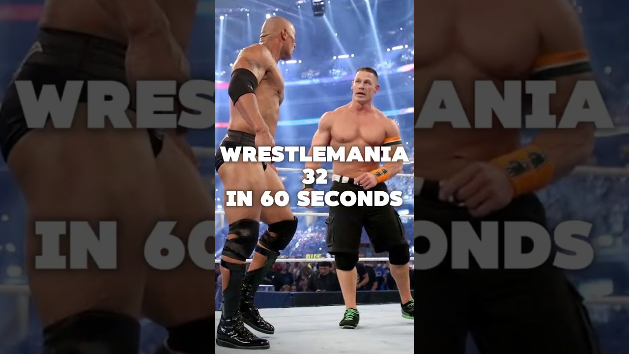 WrestleMania 32 in 60 seconds 