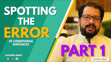 Spotting The Errors in conditional Sentences | Error Spotting| error detection part 1