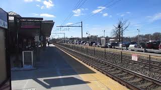 Amtrak Northeast Regional 170 Rushes Through Mansfield, MA 2/21/2024