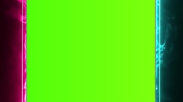 Neon Light Border | Frames Template Video | Glowing Frame Black Screen | Background Loop #frames