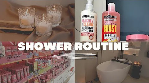 MY SHOWER ROUTINE FOR SOFT AND GLOWING SKIN ✨️(BODY CARE, SKIN CARE,AND HYGIENE)