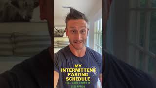 My Sample Intermittent Fasting Schedule in 60 Seconds #shorts