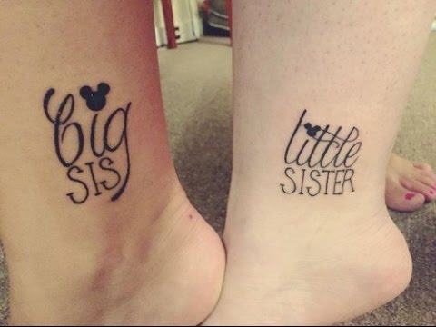 Big Sister Little Sister Temporary Tattoo / Matching Tattoo / Bff Tattoo /  Best Friend Tattoo - Etsy