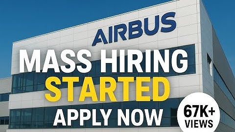🚨 AIRBUS MASS HIRING 2025 | Direct Exam | Software Engineer Intern | Apply Now | Freshers Eligible