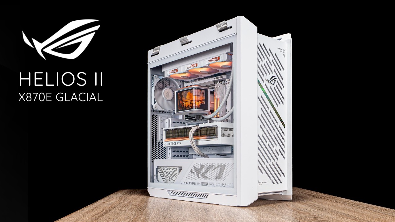 Ultimate ROG Build | Strix Helios II | X870E Glacial | Astral RTX