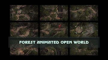 Forest Animated Open World battle maps preview