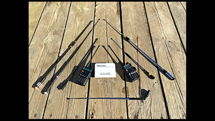 Test of antennas for Baofeng, Kenwood radios.