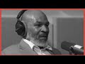 mike Tyson cries when talking about the past.