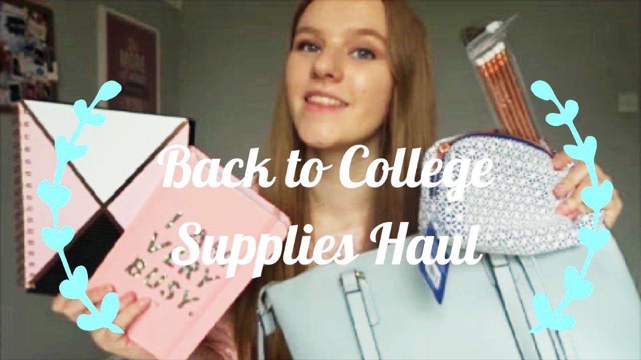 Stationery Haul Back to School / College YouTube