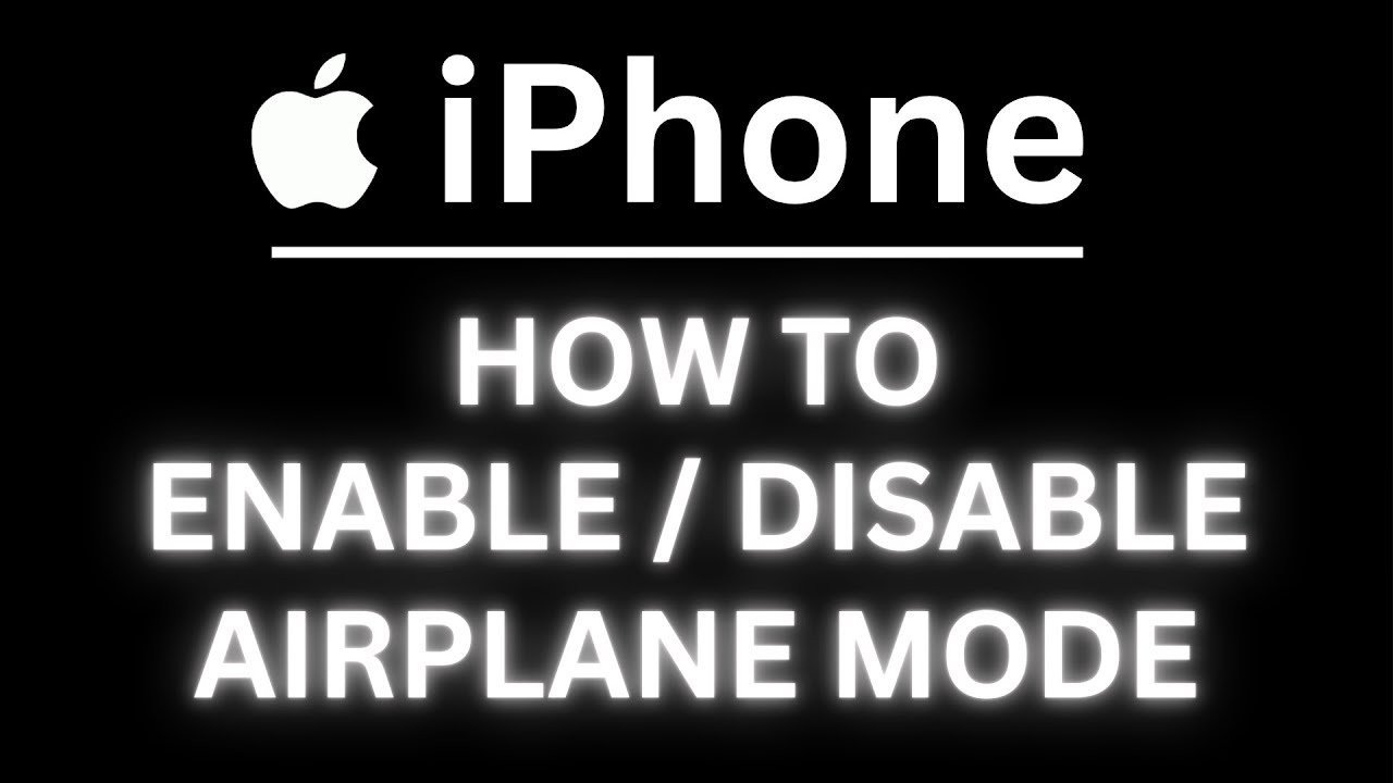 How to Enable or Disable Airplane Mode on an iPhone | Easy iOS Tutorial ...
