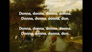 Donna Donna (instrumental backing) chords