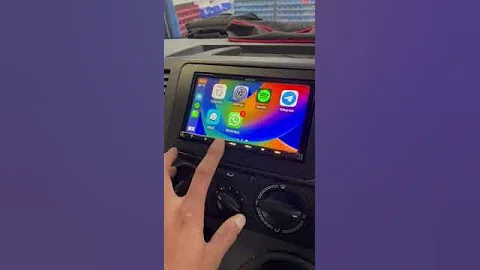 VW Transport T5 Radio Upgrade Wireless CarPlay Android Auto DMX8021DABS #vw #vwtransporter #caraudio