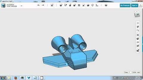 Autodesk 123D - Simple Spaceship - Part 1