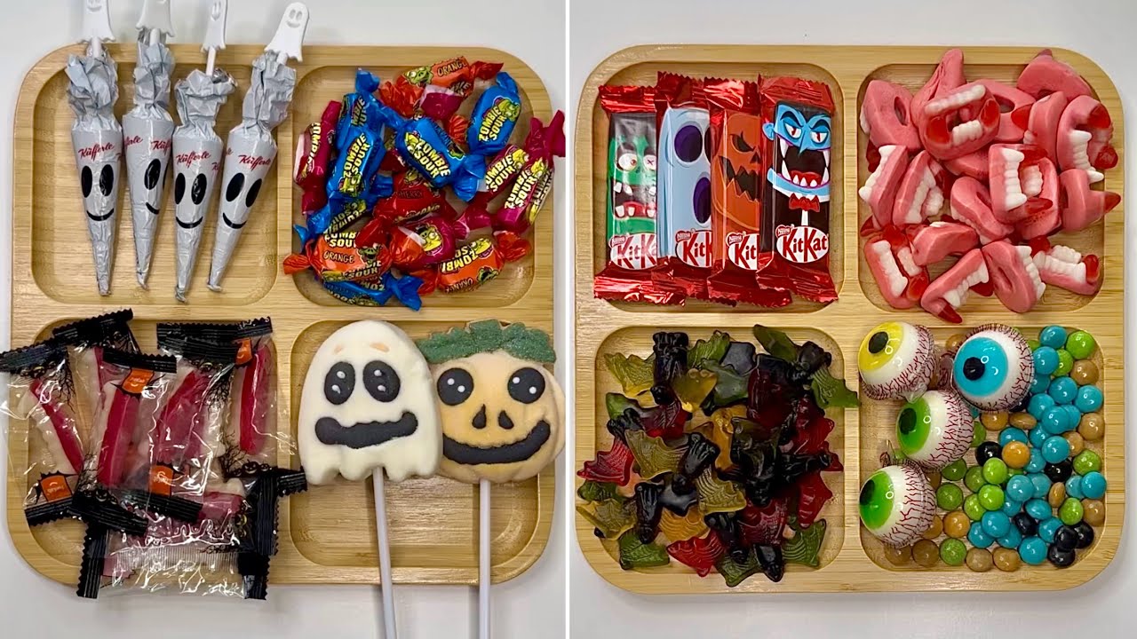 Filling Platter With Sweets ASMR Halloween Candy Platter Relaxing filling-platter-with-sweets-asmr-halloween-candy-platter-relaxing