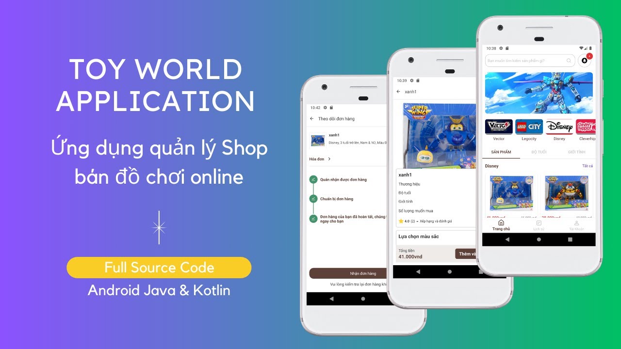 [Đồ án tốt nghiệp Android] - Toy World App - Ứng dụng quản lý Shop bán ...