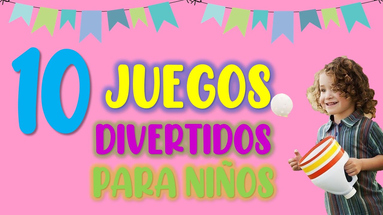 10 JUEGOS DIVERTIDOS PARA NIÑOS EN CASA| IDEAS DE NIÑOS -