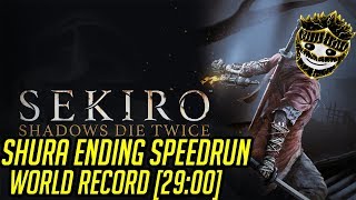 Sekiro Any% Speedrun in 29:00 (World Record)