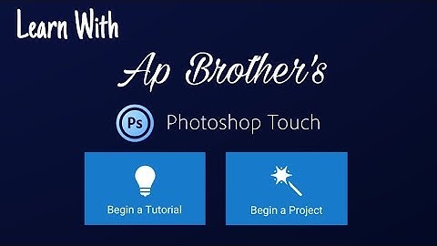 Ps Touch Tutorial How to change background