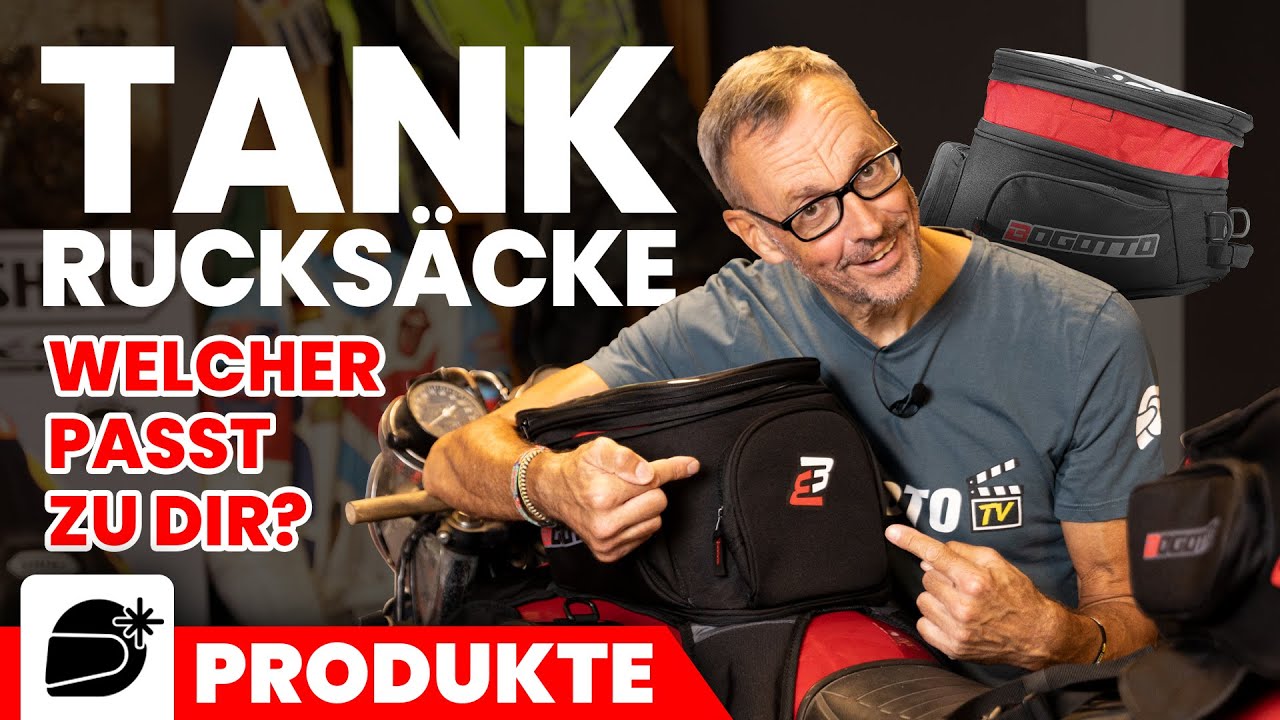 Tankrucksack in verschiedenen Größen - welcher passt zu dir? - YouTube