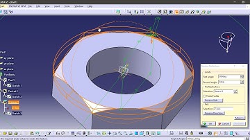 nut design in catia v5 for beginners only