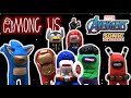 AMONG US - Figuras Custom Edición: AVENGERS + SONIC &amp; Deadpool | TOY SHOTS (2022)