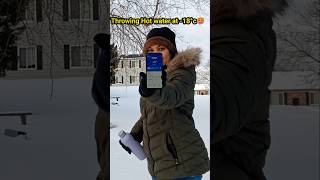 Throwing Hot Water At -18C
