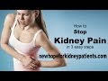 How To Relieve Kidney Pain in 3 Easy Steps