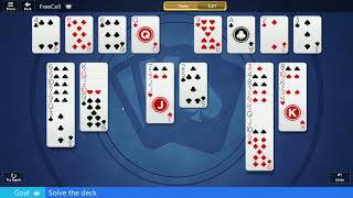 ᐈ FREECELL SOLITAIRE 20 Apr, 2019 - Microsoft Solitaire Collection (solve the deck)