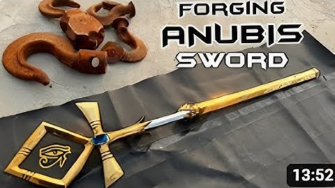 Forging ANUBIS Sword out of Rusty Hook
