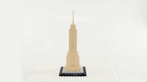 LEGO 21002: Empire State Building Timelapse Build