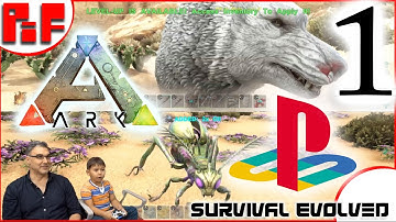 🐲  Ark Survival PS4 Part 1 🐲 Going For Dragons Creative Mode Multiplayer Split Screen Gameplay 🐲