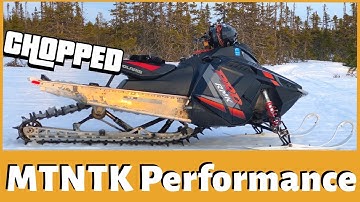 CHOPPING The Tunnel OFF Of My SLED | Polaris Rmk MTNTK Short Tunnel Cut kit Install