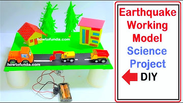 how to make earthquake working model | inspire social science project diy | howtofunda @craftpiller