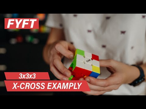 Example solvy na 3x3x3 X-Cross metodu ft. Matěj Grohmann | FYFT.cz