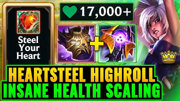 1200+ DPS Laser Eyes: 17k HP, 1.5k AD 412 AP Heartsteel Highroll Riven | League Arena Gameplay