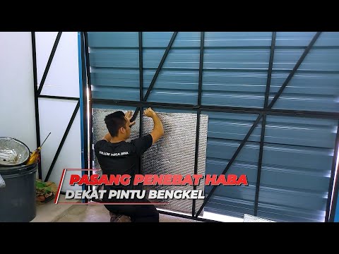 Video: Penebat pintu garaj buat sendiri