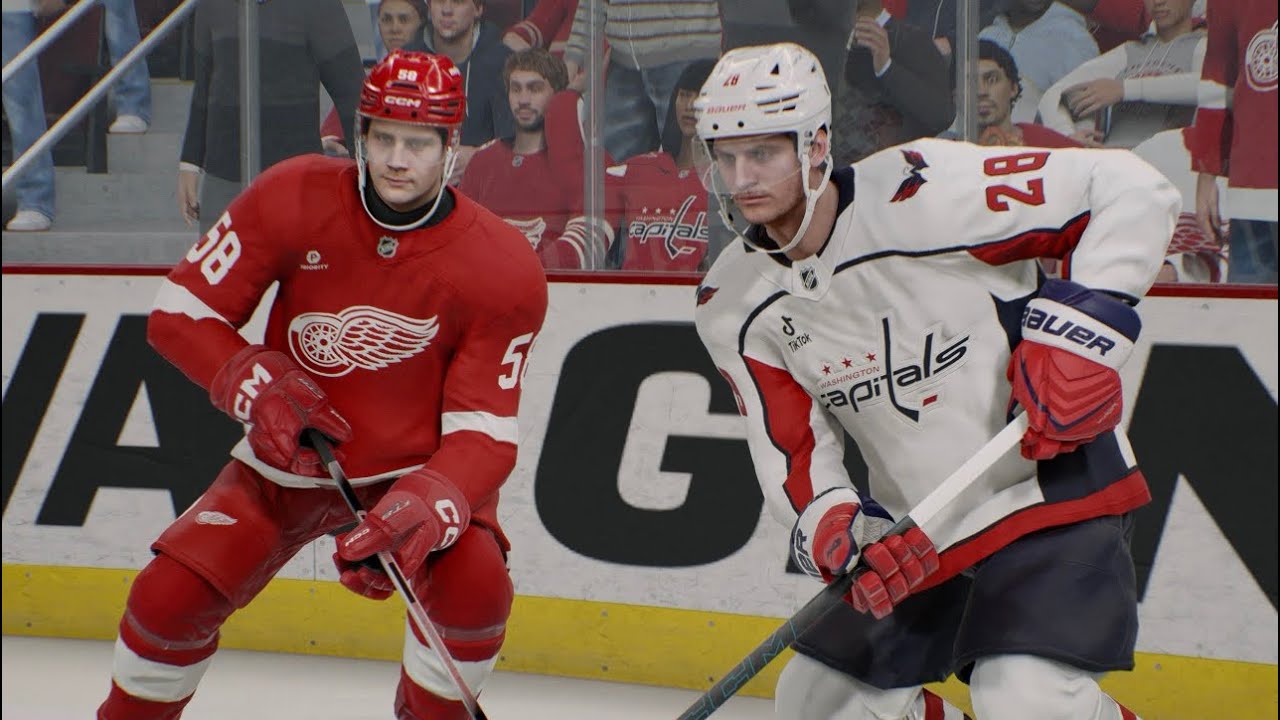 NHL 26: Season Sim - Capitals vs. Red Wings (PS5) Gameplay (CPU vs. CPU Only)