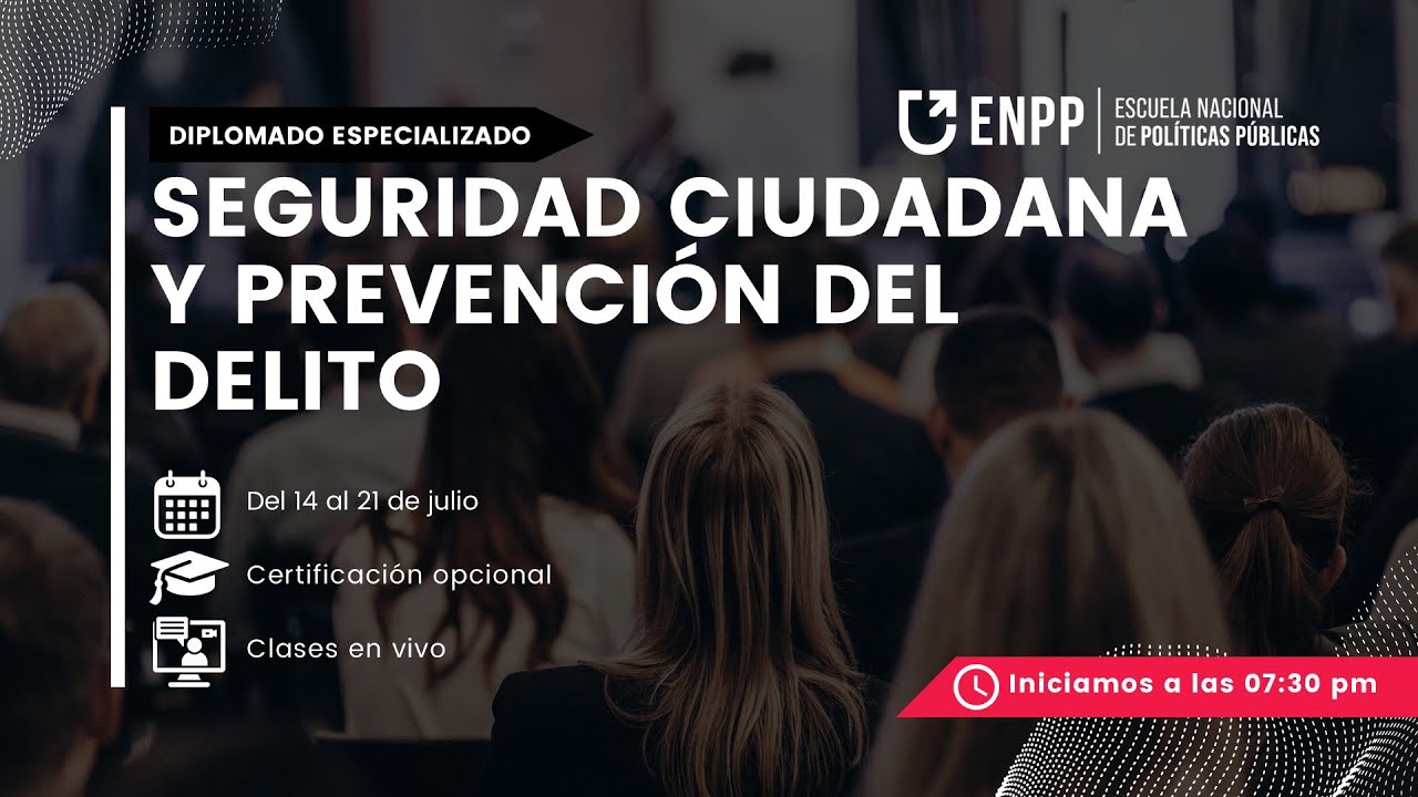 DIPLOMADO ESPECIALIZADO EN SEGURIDAD CIUDADANA Y PREVENCIÓN DEL DELITO ...