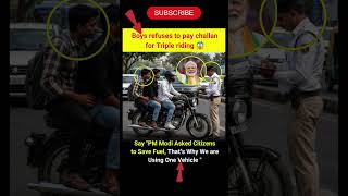 “Triple riding” might break traffic rules but for many Indians,it’s just a part of daily struggle.🇮🇳