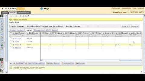 Adding a Letter Grade Column