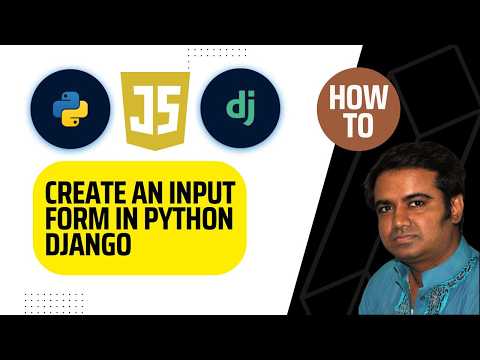 How to Create HTML Input Form from Existing Modal Form and Load List with AJAX | #python  #django