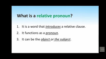 Interchange 3 A Relative Clause overview