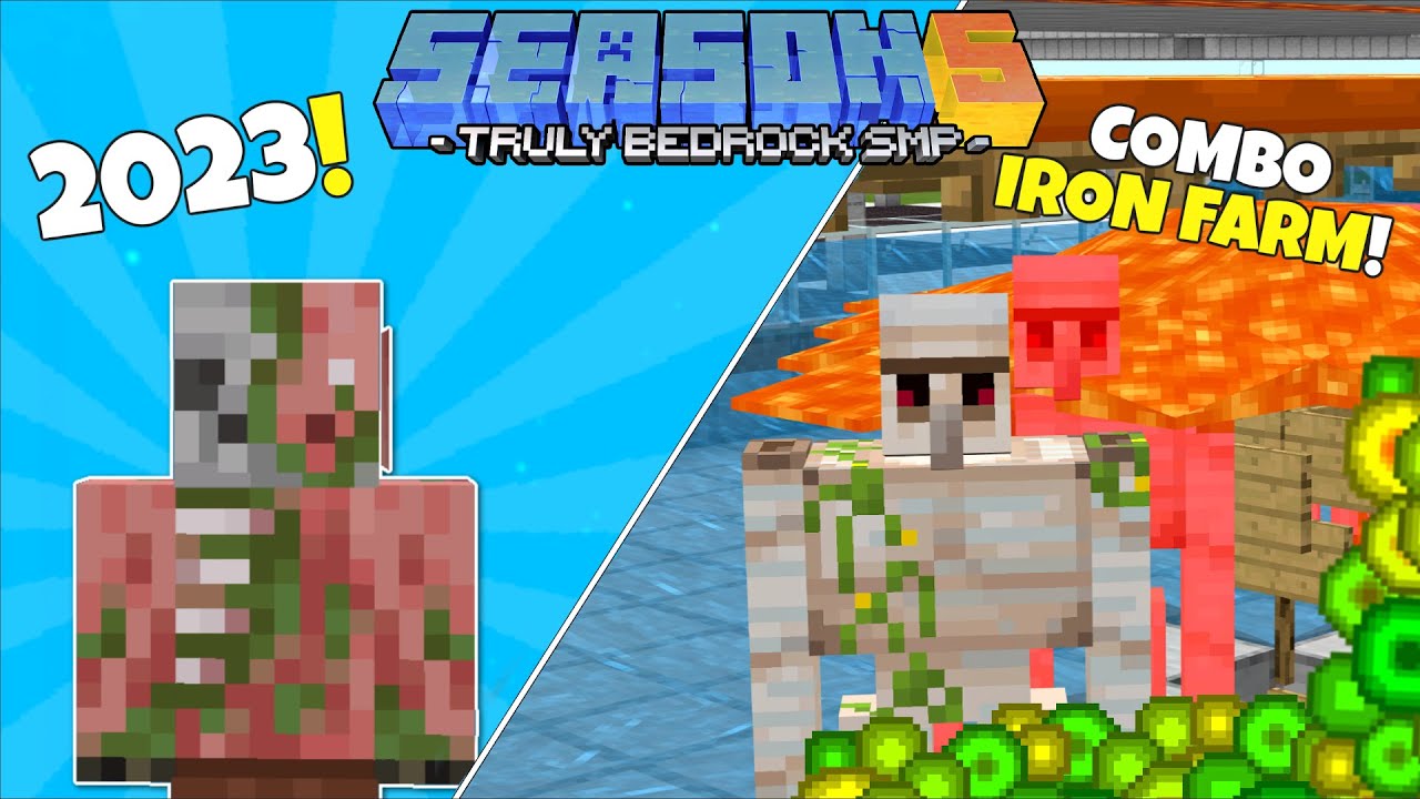 IRON FARM COMBO & 2023 Plans! Truly Bedrock S5 Ep8 Minecraft Bedrock