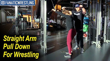 Straight Arm Pull Down For Wrestling by Adam Wheeler