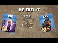 HE DID IT! 3 STAR ATTACK WITH 10 BAT SPELLS + HOG | CLASH OF CLANS - COC