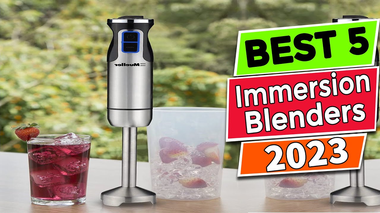 According to Testing - New Best Immersion Blenders 2023 